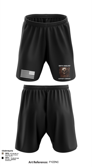 Athletic Shorts With Pockets, 389th MI BN, Army, Teamtime, Team time, sublimation, custom sports apparel, team uniforms, spirit wear, spiritwear, sports uniforms, custom shirts, team store, custom team store, fundraiser sports, apparel fundraiser