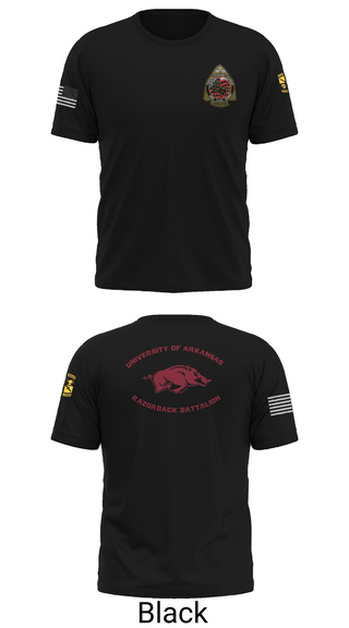 Short Sleeve Performance Shirt, University of Arkansas Army ROTC - Razorback Battalion, Army, Teamtime, Team time, sublimation, custom sports apparel, team uniforms, spirit wear, spiritwear, sports uniforms, custom shirts, team store, custom team store, fundraiser sports, apparel fundraiser