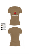 121 transportation 53489531 Women's Short Sleeve V-neck Shirt - 4