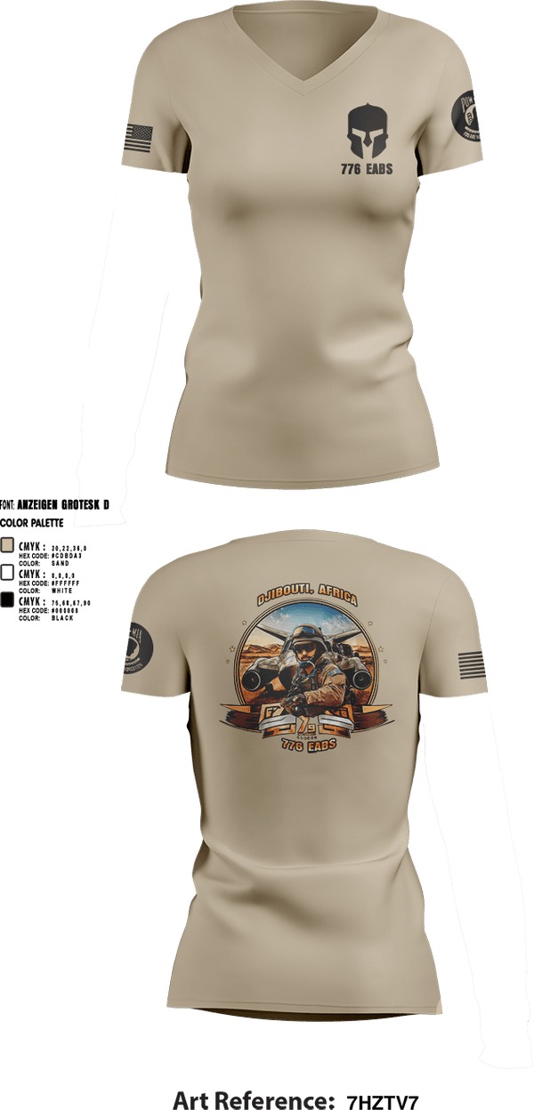 Womens Short Sleeve Vneck Shirt, 776 EABS, Air Force, Teamtime, Team time, sublimation, custom sports apparel, team uniforms, spirit wear, spiritwear, sports uniforms, custom shirts, team store, custom team store, fundraiser sports, apparel fundraiser