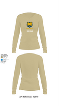 UNC BEARS 8989709 Women's Long Sleeve V-neck Shirt - 82