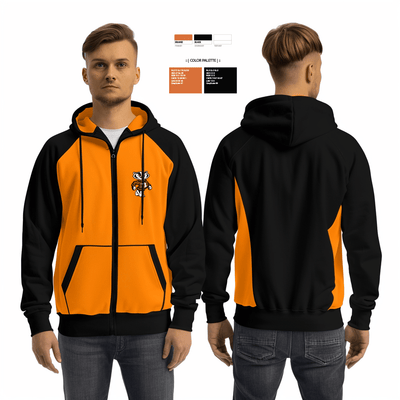Buckholts High School Volleyball 90756704 Zip Hoodie - 2
