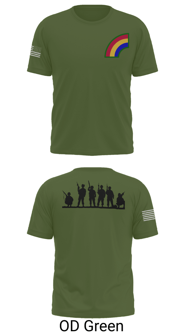 Old School Cotton Feel Shirt, 42ND Infantry Division, Army, Teamtime, Team time, sublimation, custom sports apparel, team uniforms, spirit wear, spiritwear, sports uniforms, custom shirts, team store, custom team store, fundraiser sports, apparel fundraiser