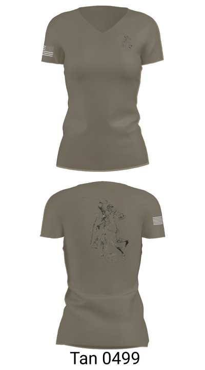 B2 Patriots 31885099 Women's Short Sleeve V-neck Shirt - 68