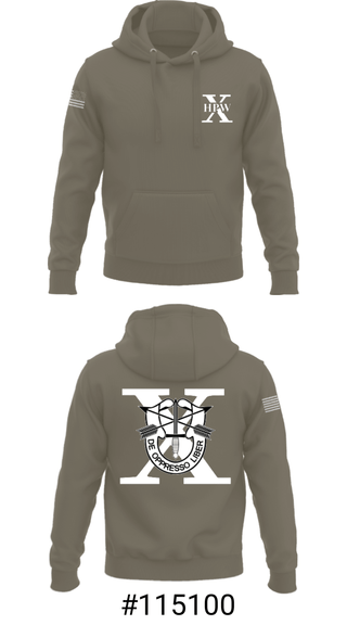 Hoodie, 10th Special Forces HPW, , Teamtime, Team time, sublimation, custom sports apparel, team uniforms, spirit wear, spiritwear, sports uniforms, custom shirts, team store, custom team store, fundraiser sports, apparel fundraiser