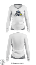 CV United Softball 25581706 Women's Long Sleeve V-neck Shirt - 4