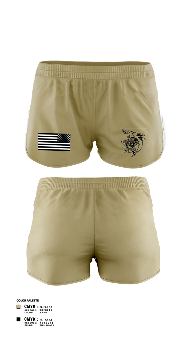 Womens Shorts, Marine Unit, Police, Teamtime, Team time, sublimation, custom sports apparel, team uniforms, spirit wear, spiritwear, sports uniforms, custom shirts, team store, custom team store, fundraiser sports, apparel fundraiser