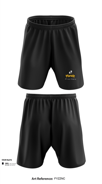 Muvit 8063137 Athletic Shorts With Pockets - 10