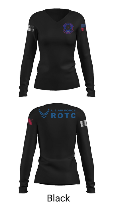 Detachment 035 78200386 Women's Long Sleeve V-neck Shirt - 37