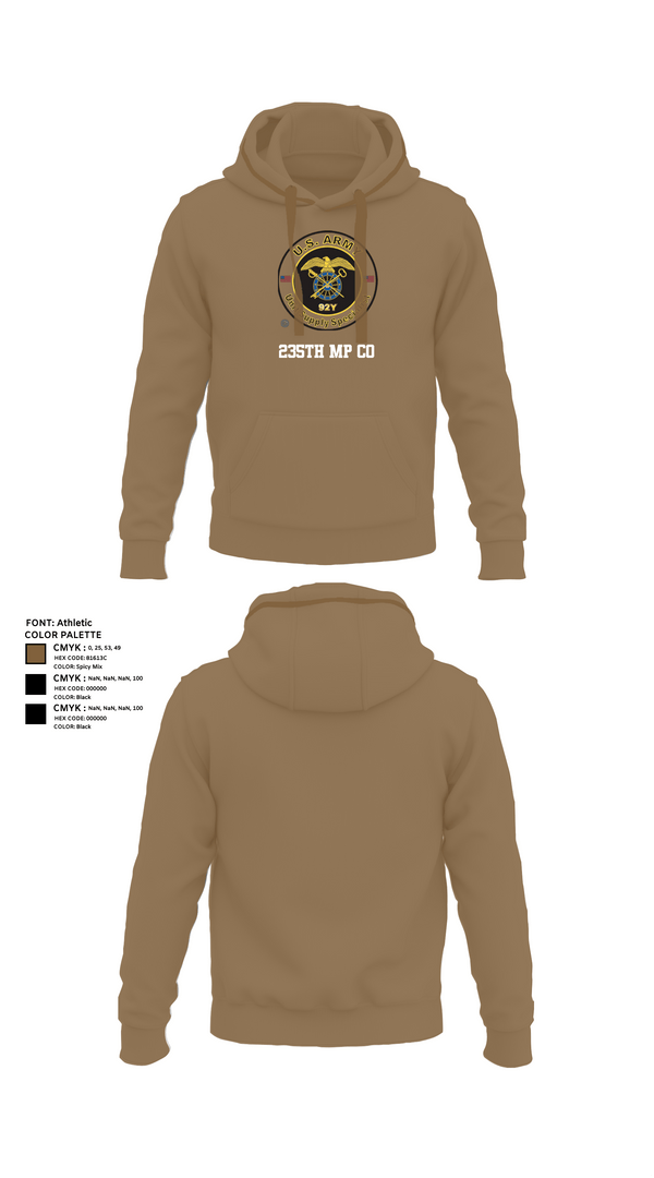 Hoodie, 235th MP CO, Army, Teamtime, Team time, sublimation, custom sports apparel, team uniforms, spirit wear, spiritwear, sports uniforms, custom shirts, team store, custom team store, fundraiser sports, apparel fundraiser