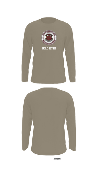 Long Sleeve Performance Shirt, BOLC 187TH, Army, Teamtime, Team time, sublimation, custom sports apparel, team uniforms, spirit wear, spiritwear, sports uniforms, custom shirts, team store, custom team store, fundraiser sports, apparel fundraiser