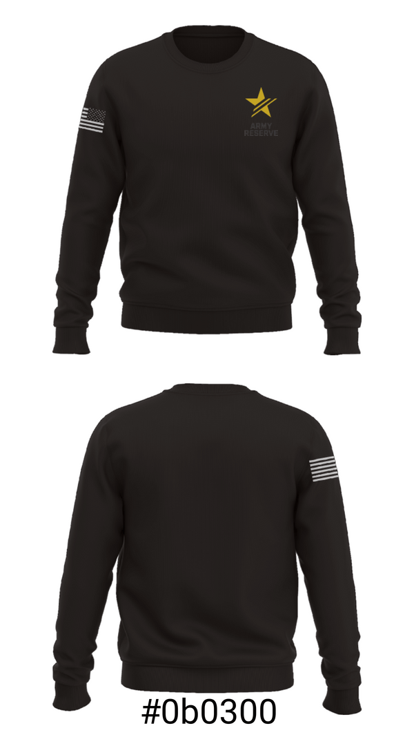 Crew Neck Sweatshirt, USAR RSO, Army, Teamtime, Team time, sublimation, custom sports apparel, team uniforms, spirit wear, spiritwear, sports uniforms, custom shirts, team store, custom team store, fundraiser sports, apparel fundraiser