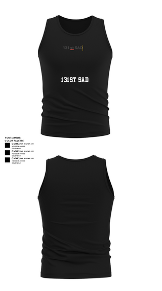Tank Top, 131st SAD, Army, Teamtime, Team time, sublimation, custom sports apparel, team uniforms, spirit wear, spiritwear, sports uniforms, custom shirts, team store, custom team store, fundraiser sports, apparel fundraiser