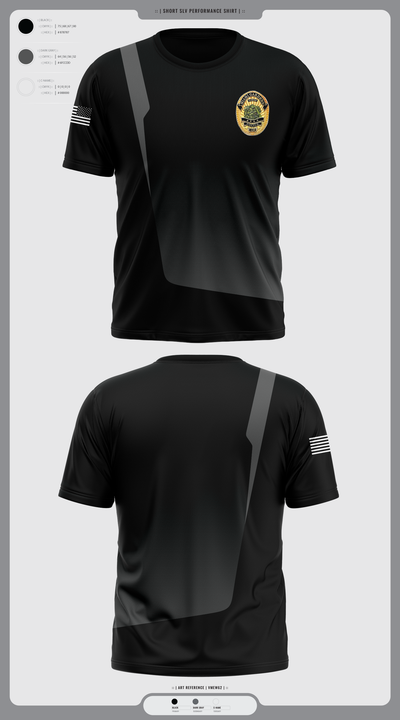 Miami Gardens Police 65088120 Short Sleeve Performance Shirt - 1
