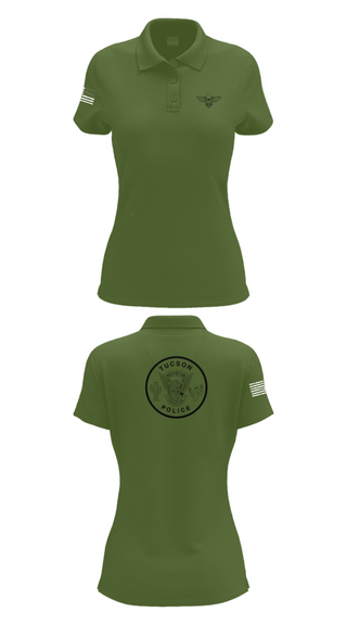 Women's Short Sleeve Performance Polo, TPD MOTOR UNIT, Police, Teamtime, Team time, sublimation, custom sports apparel, team uniforms, spirit wear, spiritwear, sports uniforms, custom shirts, team store, custom team store, fundraiser sports, apparel fundraiser