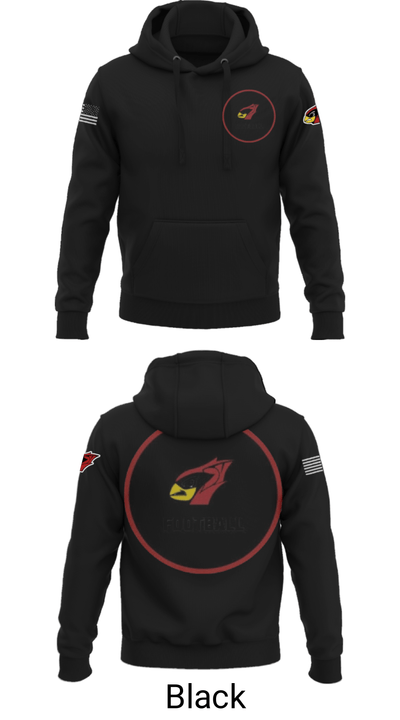 Del valle cardinals 56300531 Hoodie - 25