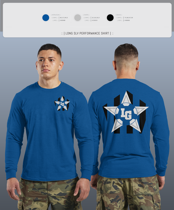 Long Sleeve Performance Shirt, LaGrange Grangers, Men's Soccer, Teamtime, Team time, sublimation, custom sports apparel, team uniforms, spirit wear, spiritwear, sports uniforms, custom shirts, team store, custom team store, fundraiser sports, apparel fundraiser