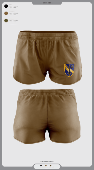 Womens Shorts, VALOR CO. 5BN, 1SFAB, Army, Teamtime, Team time, sublimation, custom sports apparel, team uniforms, spirit wear, spiritwear, sports uniforms, custom shirts, team store, custom team store, fundraiser sports, apparel fundraiser
