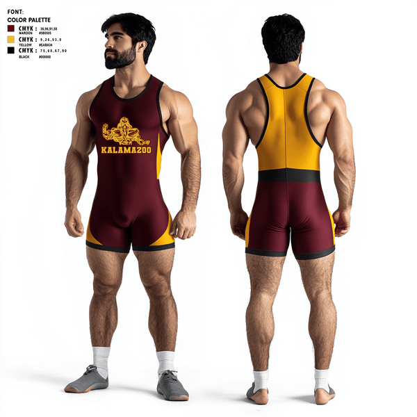 Wrestling Singlet, Kalamazoo Central High School Wrestling, Wrestling, Teamtime, Team time, sublimation, custom sports apparel, team uniforms, spirit wear, spiritwear, sports uniforms, custom shirts, team store, custom team store, fundraiser sports, apparel fundraiser