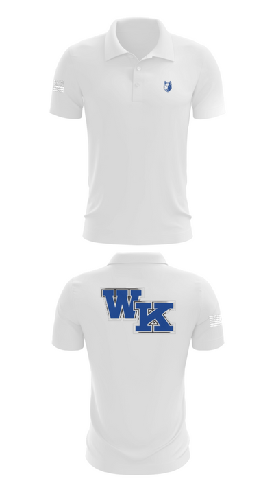Worthington Kilbourne High School Golf 32928252 Short Sleeve Performance Polo - 9