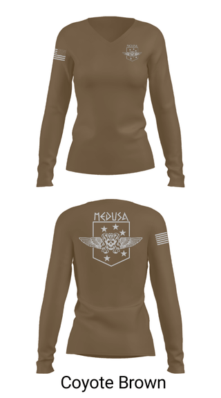 Women's Long Sleeve Vneck Shirt, 2D Marine Raider Battalion, Marines, Teamtime, Team time, sublimation, custom sports apparel, team uniforms, spirit wear, spiritwear, sports uniforms, custom shirts, team store, custom team store, fundraiser sports, apparel fundraiser