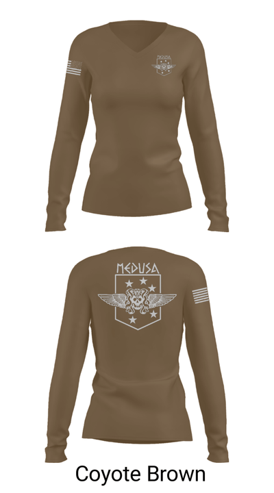 2D Marine Raider Battalion 793595 Women's Long Sleeve V-neck Shirt - 17