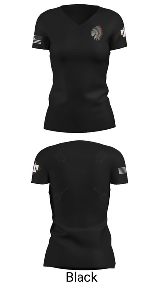 Womens Short Sleeve Vneck Shirt, FMS 1, OKARNG, , Teamtime, Team time, sublimation, custom sports apparel, team uniforms, spirit wear, spiritwear, sports uniforms, custom shirts, team store, custom team store, fundraiser sports, apparel fundraiser