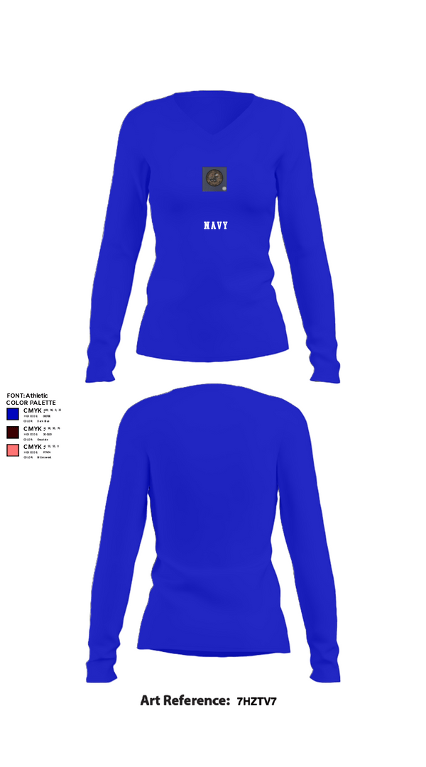 Women's Long Sleeve Vneck Shirt, ACB-2 DET-305 ERIE, PA, , Teamtime, Team time, sublimation, custom sports apparel, team uniforms, spirit wear, spiritwear, sports uniforms, custom shirts, team store, custom team store, fundraiser sports, apparel fundraiser