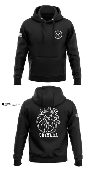Hoodie, C co 152 BEB, National Guard, Teamtime, Team time, sublimation, custom sports apparel, team uniforms, spirit wear, spiritwear, sports uniforms, custom shirts, team store, custom team store, fundraiser sports, apparel fundraiser