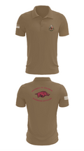 University of Arkansas Army ROTC - Razorback Battalion 15416563 Short Sleeve Performance Polo - 7