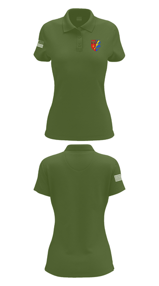 Womens Short Sleeve Performance Polo, Fernmeldebataillon 4, Army, Teamtime, Team time, sublimation, custom sports apparel, team uniforms, spirit wear, spiritwear, sports uniforms, custom shirts, team store, custom team store, fundraiser sports, apparel fundraiser