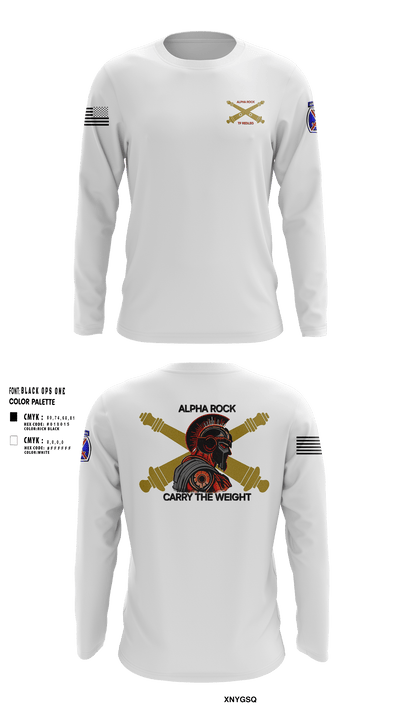 ALPHA ROCK 20137343 Long Sleeve Performance Shirt - 255