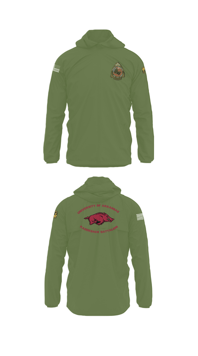 University of Arkansas Army ROTC - Razorback Battalion 15416563 Windbreaker - 41