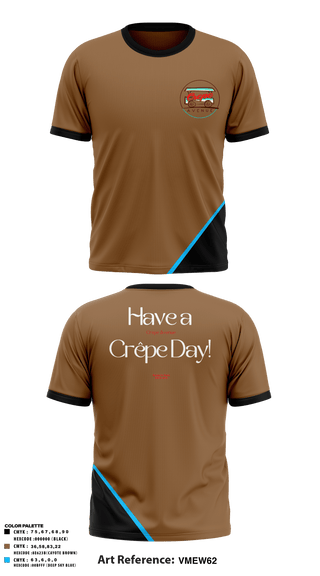 Short Sleeve Performance Shirt, Crepe Avenue, , Teamtime, Team time, sublimation, custom sports apparel, team uniforms, spirit wear, spiritwear, sports uniforms, custom shirts, team store, custom team store, fundraiser sports, apparel fundraiser