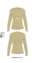 387th MP BN 15806303 Women's Long Sleeve V-neck Shirt -1 82