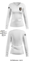 SichZg 36313708 Women's Long Sleeve V-neck Shirt -1 2