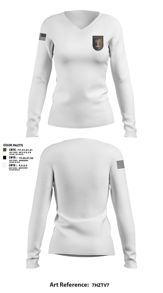 Womens Long Sleeve Vneck Shirt 1, SichZg, Army, Teamtime, Team time, sublimation, custom sports apparel, team uniforms, spirit wear, spiritwear, sports uniforms, custom shirts, team store, custom team store, fundraiser sports, apparel fundraiser
