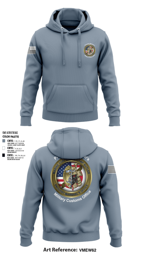 Hoodie, Okinawa Provost Marshals office, Marines, Teamtime, Team time, sublimation, custom sports apparel, team uniforms, spirit wear, spiritwear, sports uniforms, custom shirts, team store, custom team store, fundraiser sports, apparel fundraiser