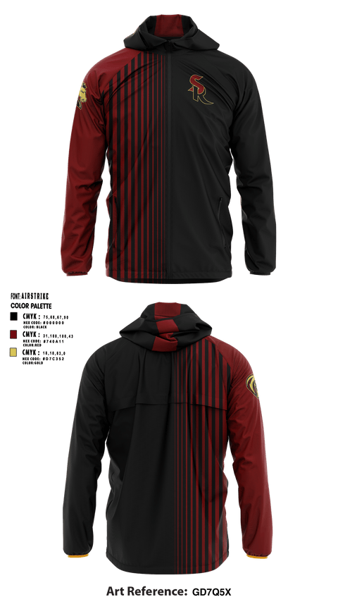 Windbreaker, Shadow Ridge High School Badminton, Spirit Store, Teamtime, Team time, sublimation, custom sports apparel, team uniforms, spirit wear, spiritwear, sports uniforms, custom shirts, team store, custom team store, fundraiser sports, apparel fundraiser