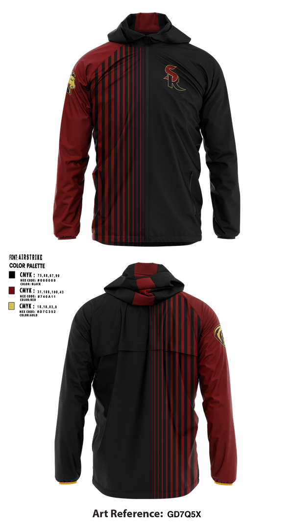 Windbreaker, Shadow Ridge High School Badminton, Spirit Store, Teamtime, Team time, sublimation, custom sports apparel, team uniforms, spirit wear, spiritwear, sports uniforms, custom shirts, team store, custom team store, fundraiser sports, apparel fundraiser