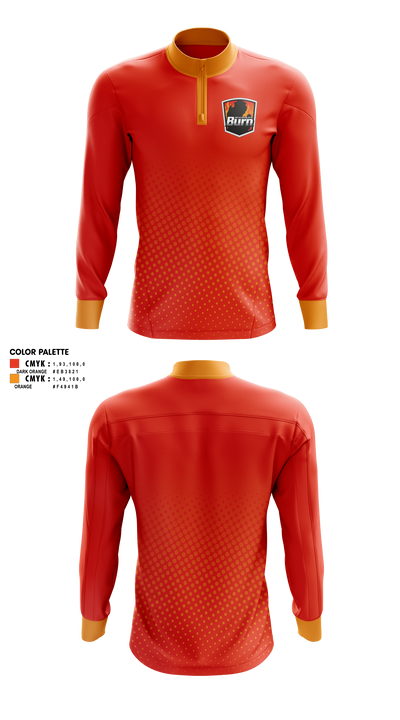 Michigan Burn Quarter Zip Jacket - 1