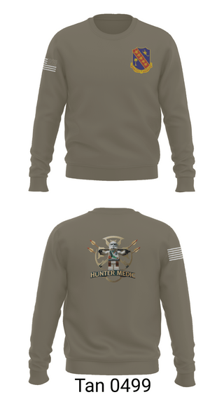 Crew Neck Sweatshirt, 1-148th HHB Medics, , Teamtime, Team time, sublimation, custom sports apparel, team uniforms, spirit wear, spiritwear, sports uniforms, custom shirts, team store, custom team store, fundraiser sports, apparel fundraiser