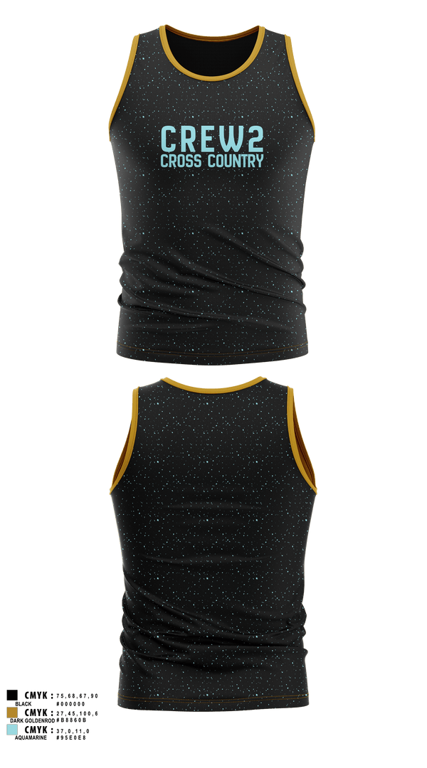 Tank Top, CREW2, Cross Country, Teamtime, Team time, sublimation, custom sports apparel, team uniforms, spirit wear, spiritwear, sports uniforms, custom shirts, team store, custom team store, fundraiser sports, apparel fundraiser