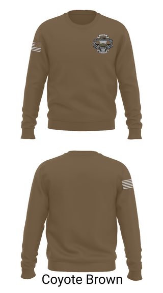Crew Neck Sweatshirt, Echo company 2nd battalion 258th infantry regiment, Army, Teamtime, Team time, sublimation, custom sports apparel, team uniforms, spirit wear, spiritwear, sports uniforms, custom shirts, team store, custom team store, fundraiser sports, apparel fundraiser