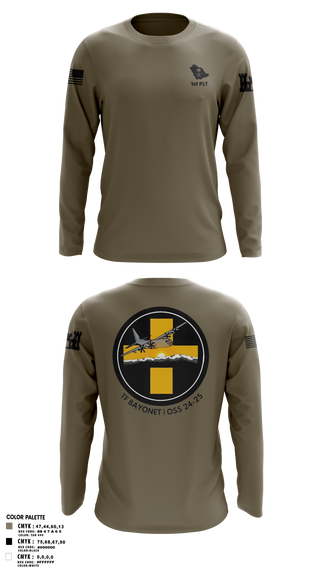 Long Sleeve Performance Shirt, , Army, Teamtime, Team time, sublimation, custom sports apparel, team uniforms, spirit wear, spiritwear, sports uniforms, custom shirts, team store, custom team store, fundraiser sports, apparel fundraiser