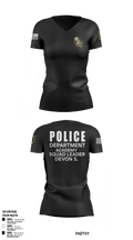 Police Department Academy 26016333 Women's Short Sleeve V-neck Shirt - 1