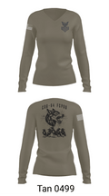CDA 64 12212221 Women's Long Sleeve V-neck Shirt - 73