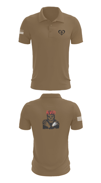 3rd squad 34801732 Short Sleeve Performance Polo - 7