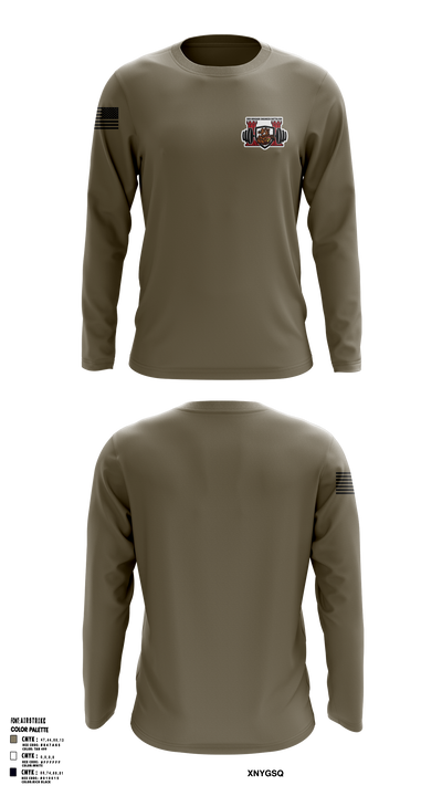 3rd brigade engineer battalion 43477984 Long Sleeve Performance Shirt 1