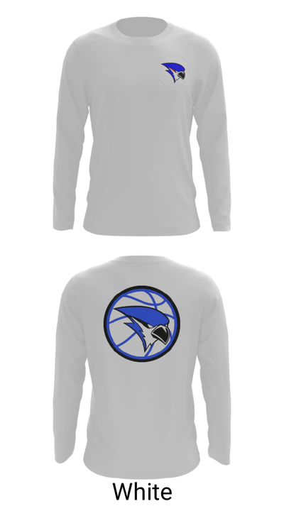 Merrill High School Basketball 85128934 Long Sleeve Performance Shirt - 7